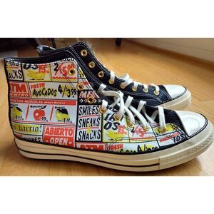 MI GENTE 70 CONVERSE CHUCK HIGH TOP SNEAKERS SIZE M13/W 15 UNISEX
